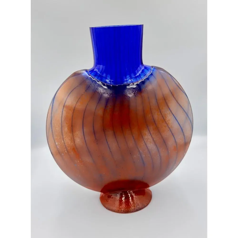 Kosta Boda Studio Art Glass by Kjell Engman Signed Vase 